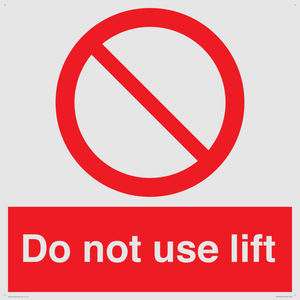 Do not use lift